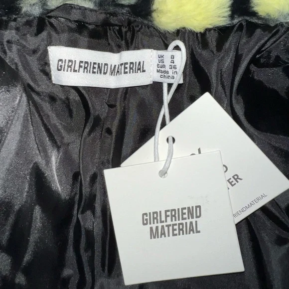 Dolls Kill x Girlfriend Material Fur Jacket - Picture 5 of 5